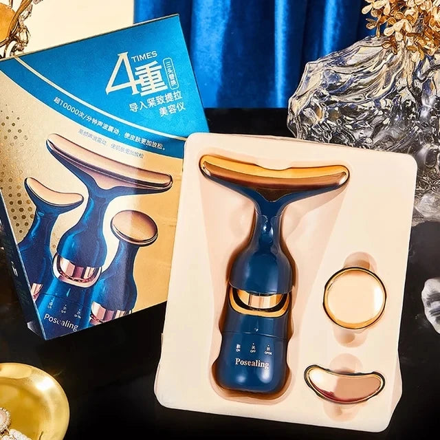 Dispositivo de lifting facial para cuello, facial y masaje ocular