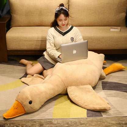 Pato gigante de peluche de ganso súper suave