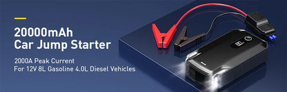 Mini compresor de aire para coche Baseus de 12 V y 150 PSI