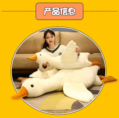 Pato gigante de peluche de ganso súper suave