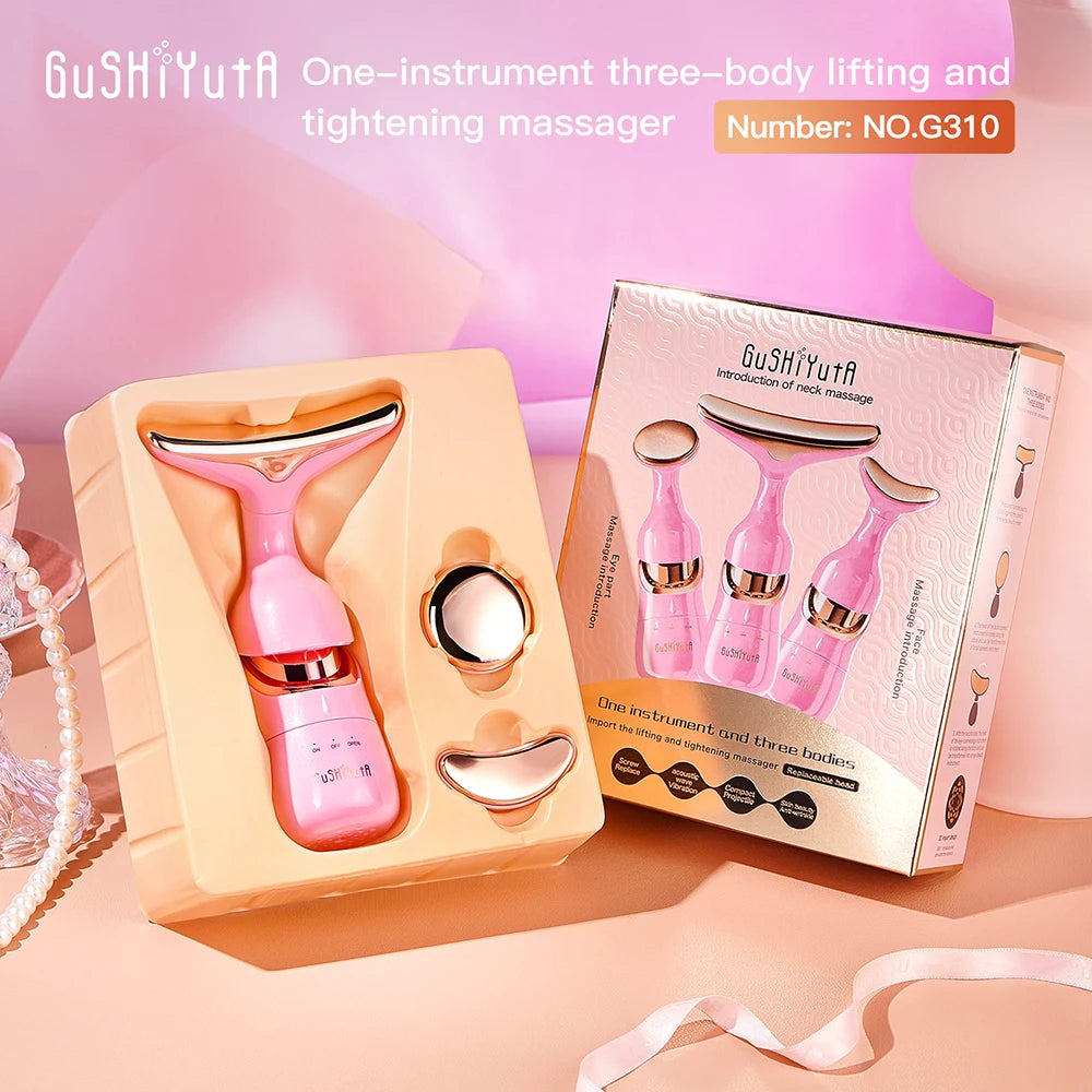 Dispositivo de lifting facial para cuello, facial y masaje ocular