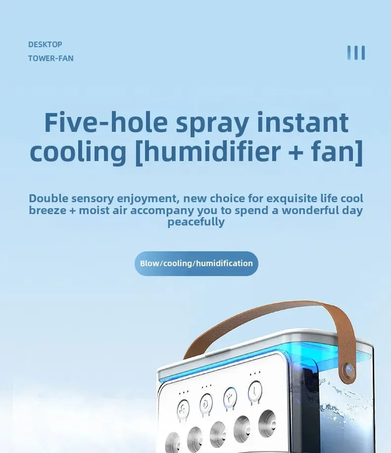 Mini ventilador portátil para el hogar