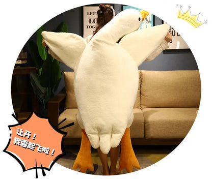 Pato gigante de peluche de ganso súper suave