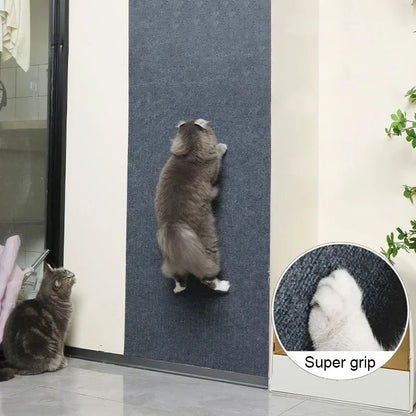 Alfombra autoadhesiva para rascar gatos, tablero para pared, antiarañazos, para sofá, bricolaje, protección para patas, afilable y recortable.