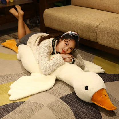 Pato gigante de peluche de ganso súper suave