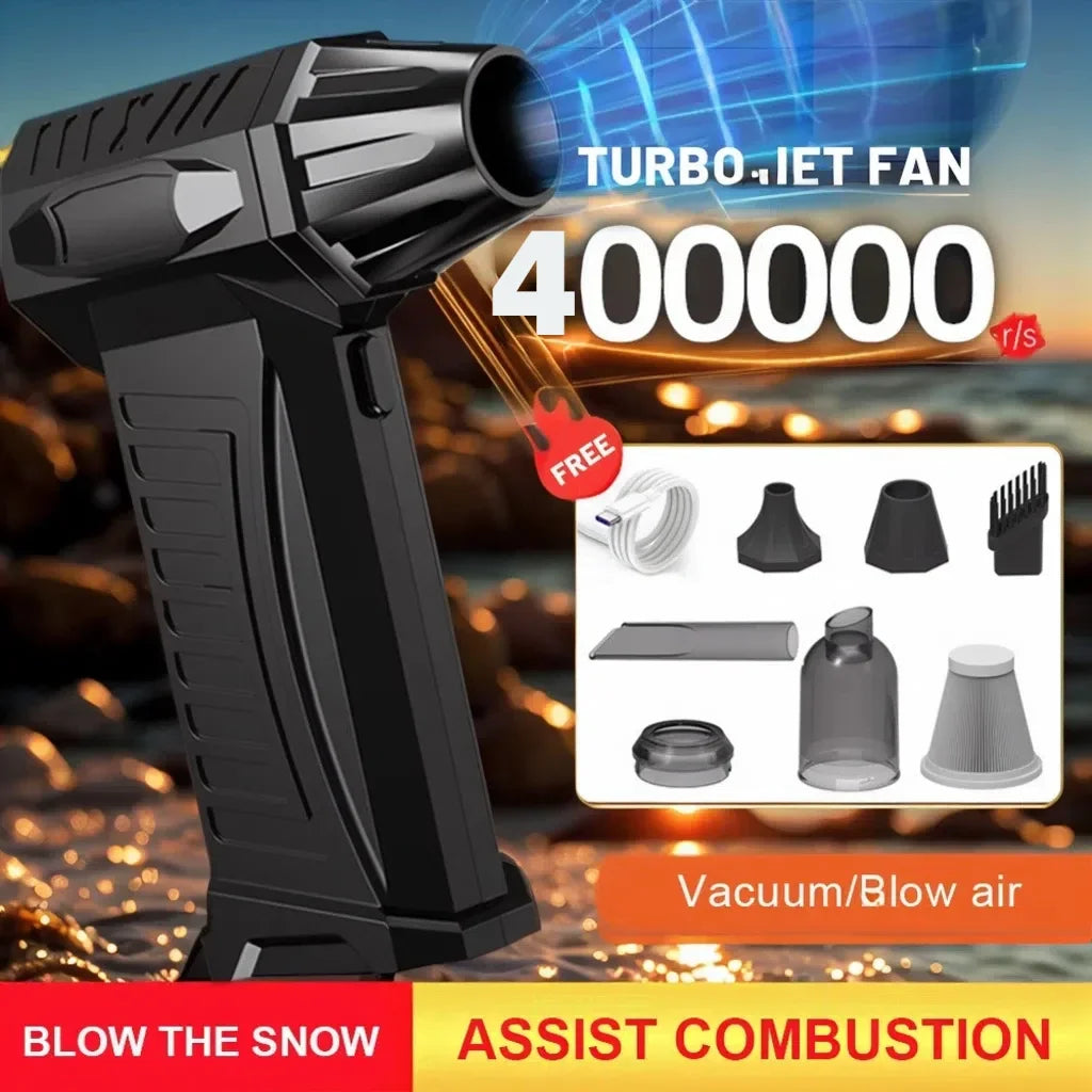 Soplador Turbo Jet Dry de 10000 mAh con carga rápida