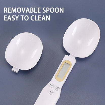 Báscula de cocina electrónica de 500 g y 0,1 g, LCD digital para medir harina, cuchara digital, miniherramienta de cocina para leche y café.