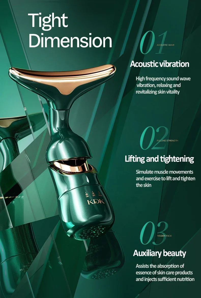 Dispositivo de lifting facial para cuello, facial y masaje ocular