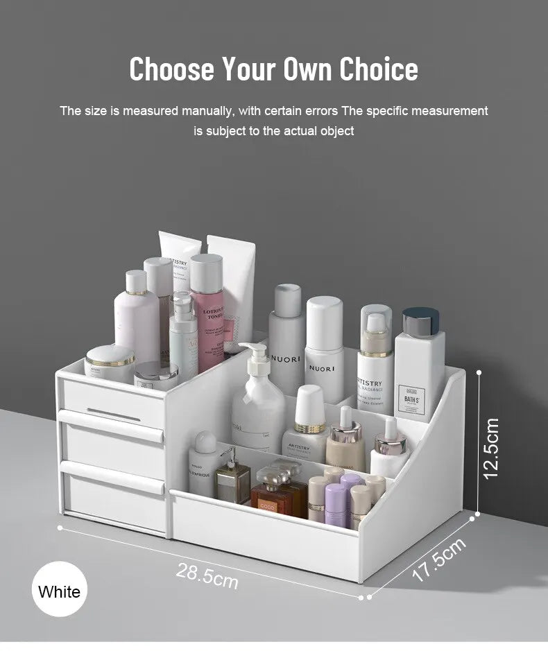 Nueva caja de almacenamiento de maquillaje con cajón