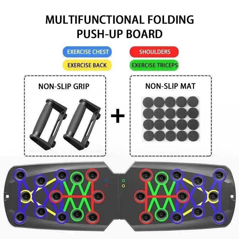 Tabla de flexiones portátil multifuncional 
