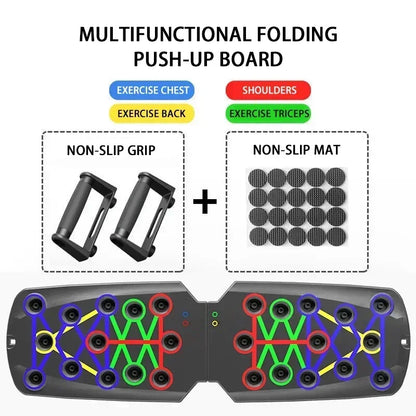 Tabla de flexiones portátil multifuncional 