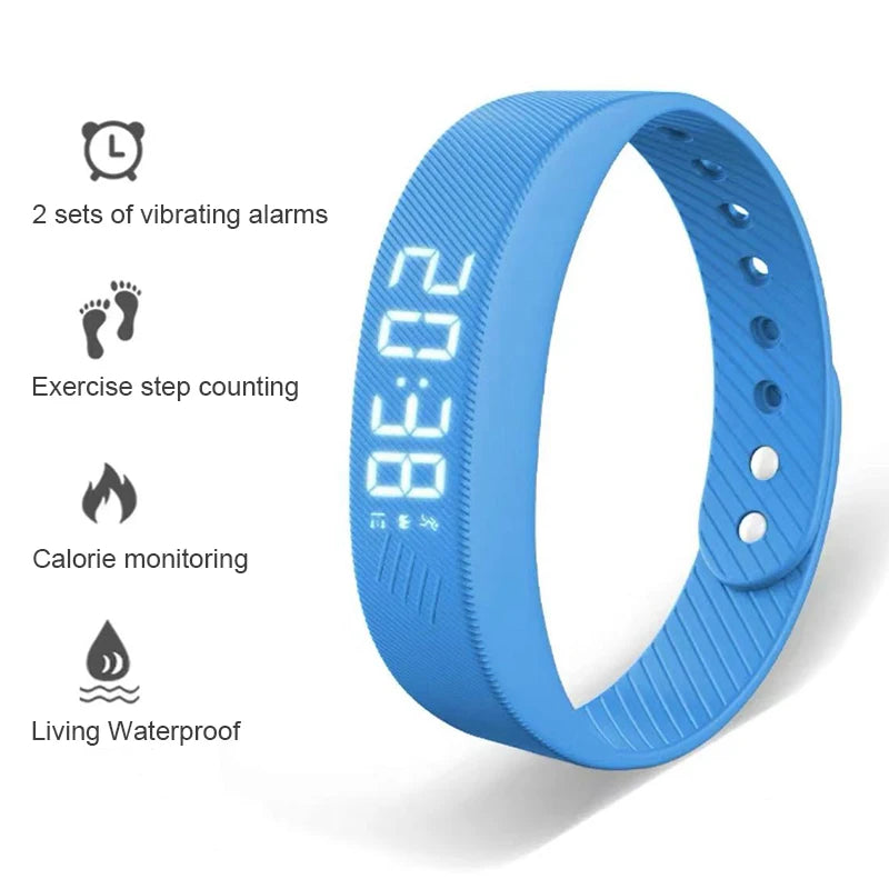 Pulsera inteligente LED digital resistente al agua