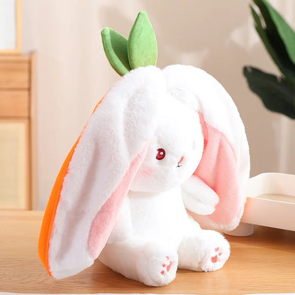 Peluche de conejo de zanahoria y fresa