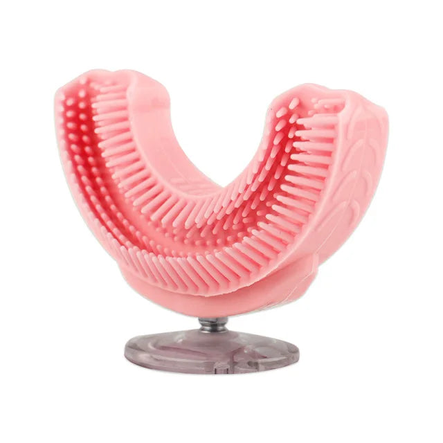 Cepillo de dientes eléctrico sónico en forma de U para niños