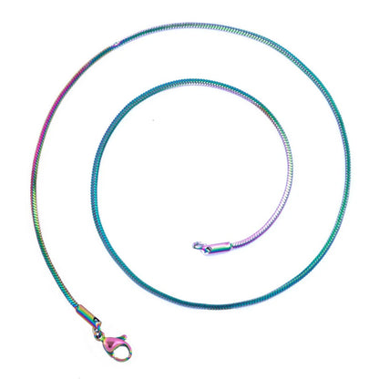 Snake Chain Necklace Stainless Steel