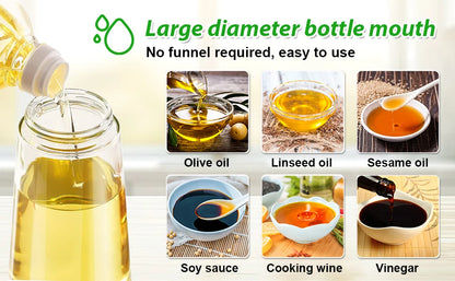 Botella pulverizadora de aceite de cocina, pulverizador de aceite de oliva para cocinar, 200/300/500 ml, botella pulverizadora neumática, dispensador de aceite en aerosol para barbacoa y fitness.