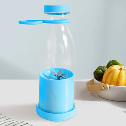 Exprimidor eléctrico USB de 40 W, 6 unidades, minilicuadora portátil, batidora de frutas, extractor, licuadora eléctrica rápida, máquina para hacer batidos y hielo.