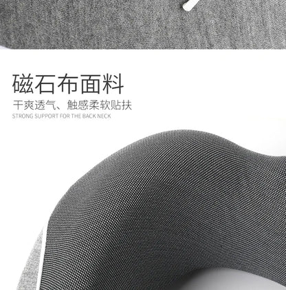 Almohada de viaje para el cuello con espuma viscoelástica en forma de U