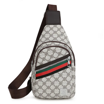 Bolso bandolera de moda con orificio para auriculares