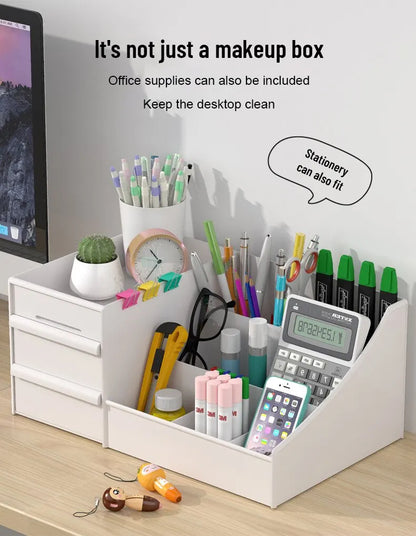 Nueva caja de almacenamiento de maquillaje con cajón