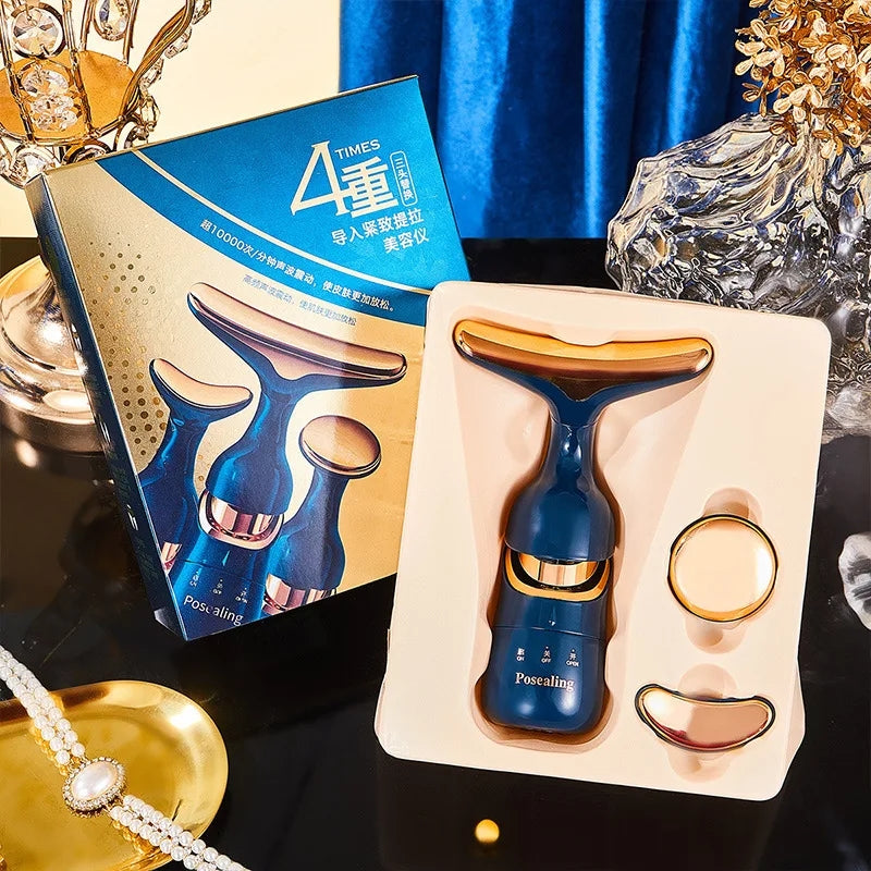 Dispositivo de lifting facial para cuello, facial y masaje ocular