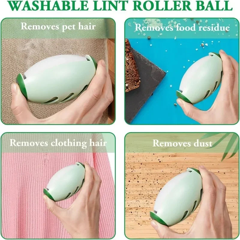 Quitapelusas lavable, rodillo para ropa, portátil, para mascotas, cepillo eliminador de polvo, herramientas de limpieza para cabello pegajoso