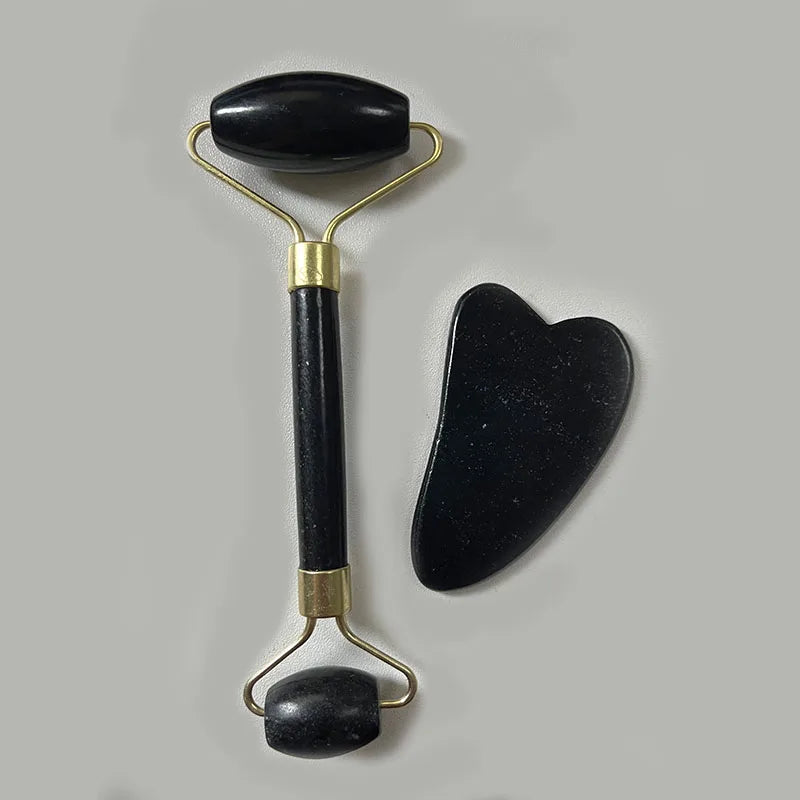Rodillo de piedra facial Gua Sha para el rostro