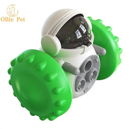 Juguete interactivo para perros, robot de vaso, comedero de comida lenta, dispensador de golosinas para cachorros y gatos, suministros para perros, entrenamiento intelectual.