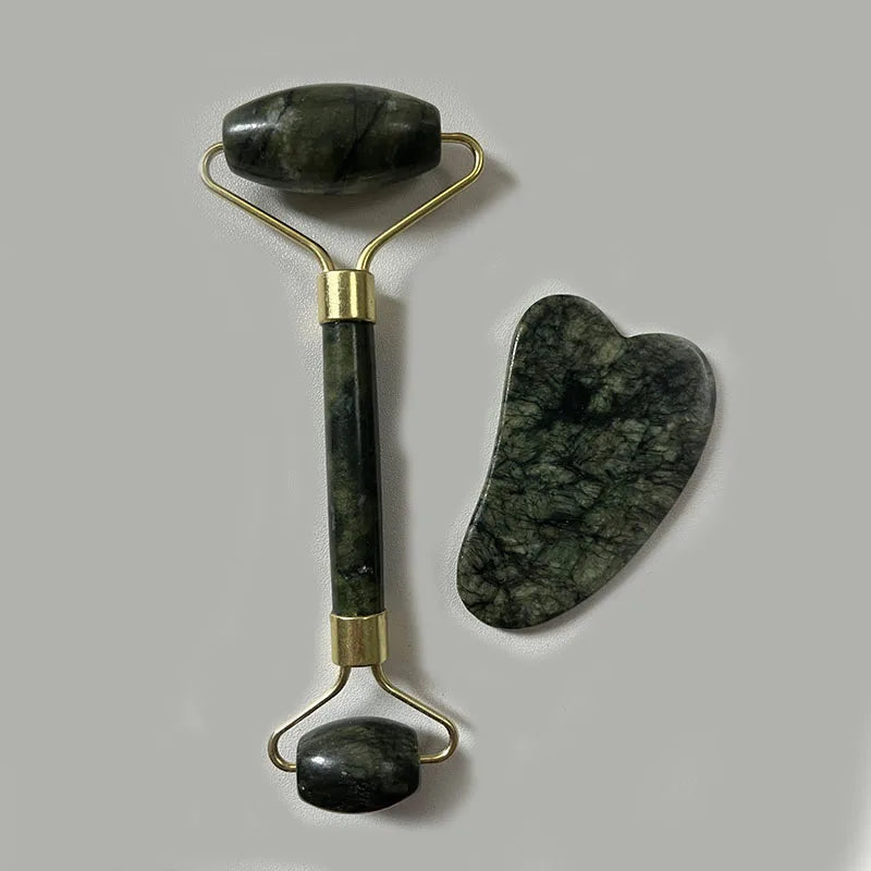Rodillo de piedra facial Gua Sha para el rostro