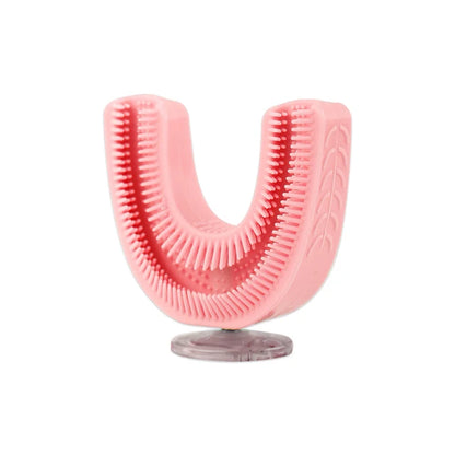 Cepillo de dientes eléctrico sónico en forma de U para niños