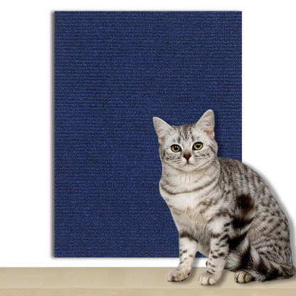 Alfombra autoadhesiva para rascar gatos, tablero para pared, antiarañazos, para sofá, bricolaje, protección para patas, afilable y recortable.