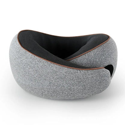 Almohada de viaje para el cuello con espuma viscoelástica en forma de U