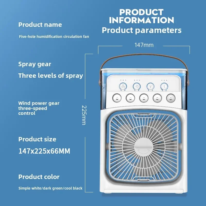 Mini ventilador portátil para el hogar