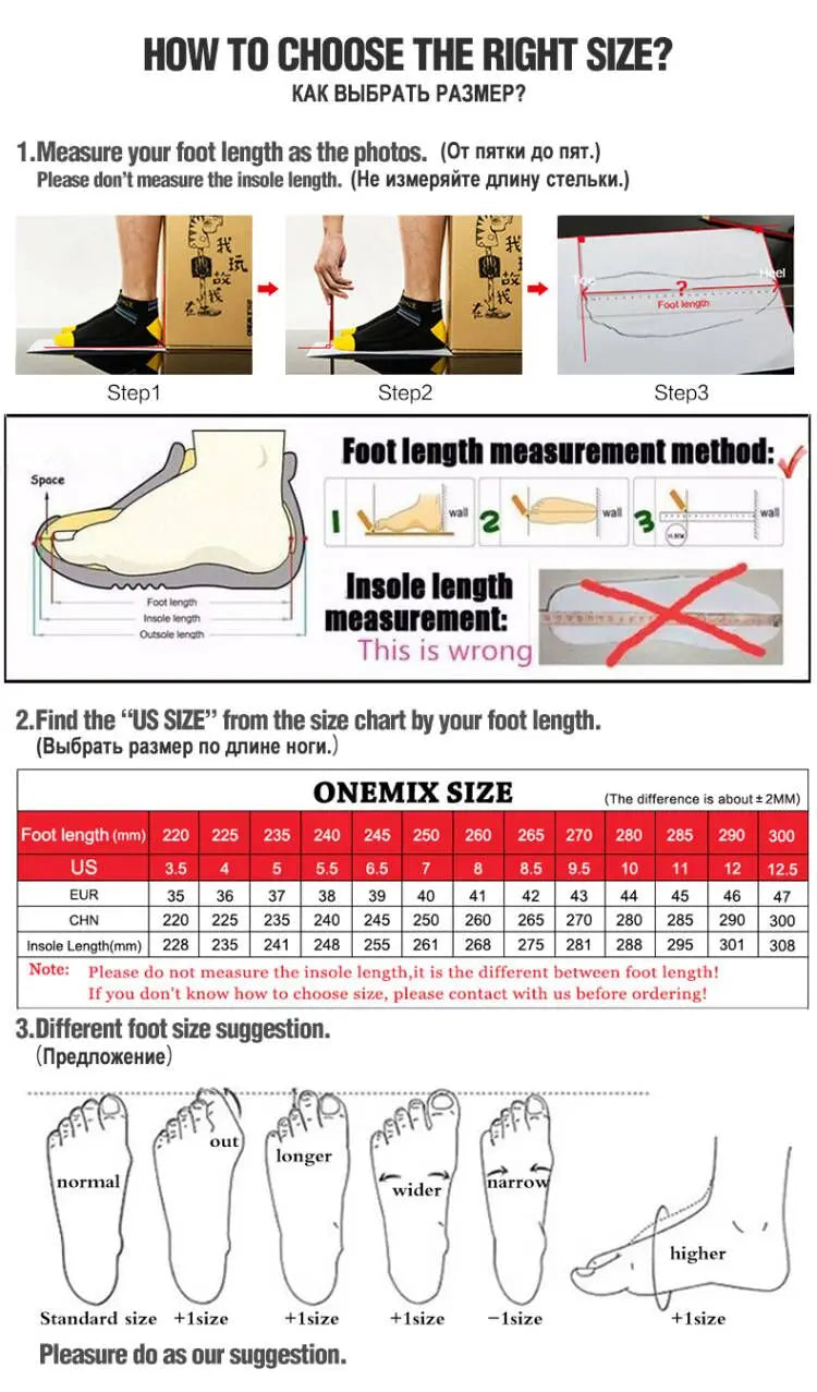 Zapatillas de running de carretera ONEMIX con amortiguación de aire