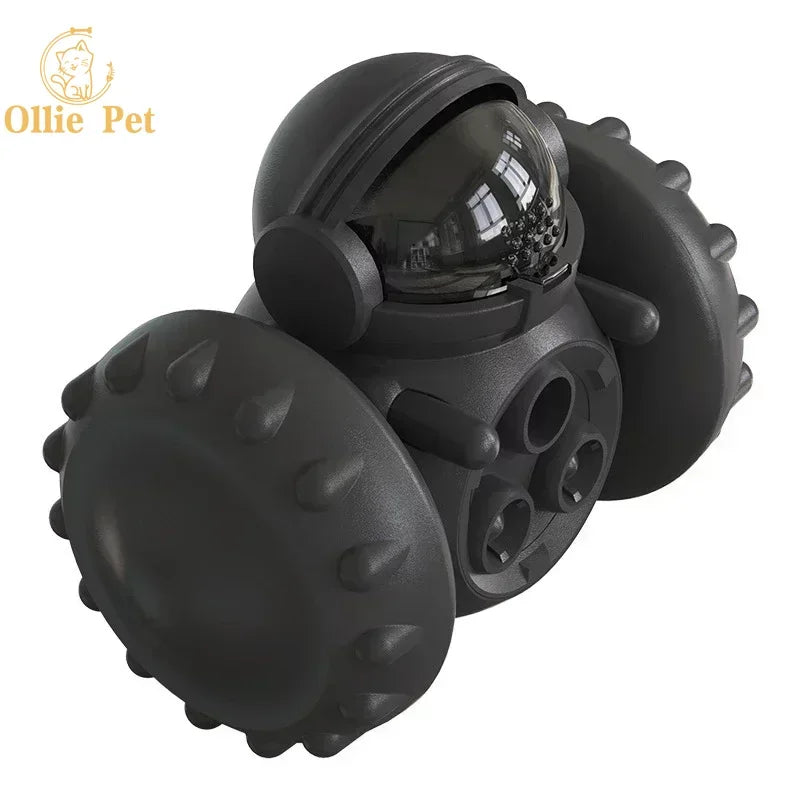 Juguete interactivo para perros, robot de vaso, comedero de comida lenta, dispensador de golosinas para cachorros y gatos, suministros para perros, entrenamiento intelectual.