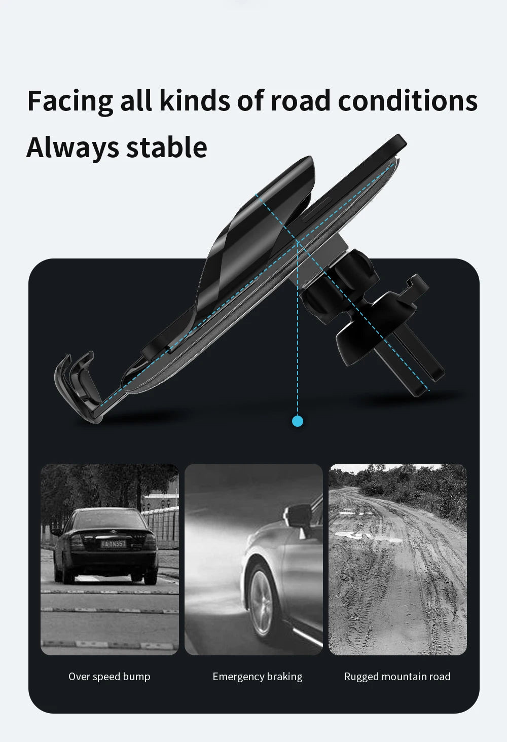 Soporte universal para teléfono de coche Gravity