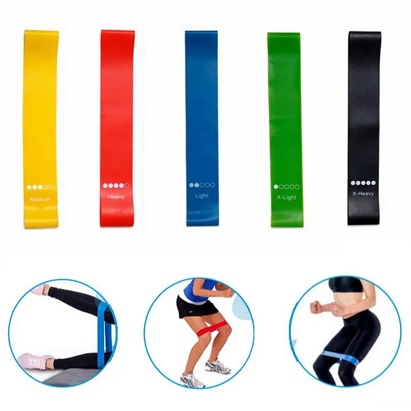 Bandas de resistencia de TPE, juego de fitness, bandas de bucle de goma, expansor de entrenamiento de fuerza, equipo de yoga y gimnasio, bucle de goma elástica.