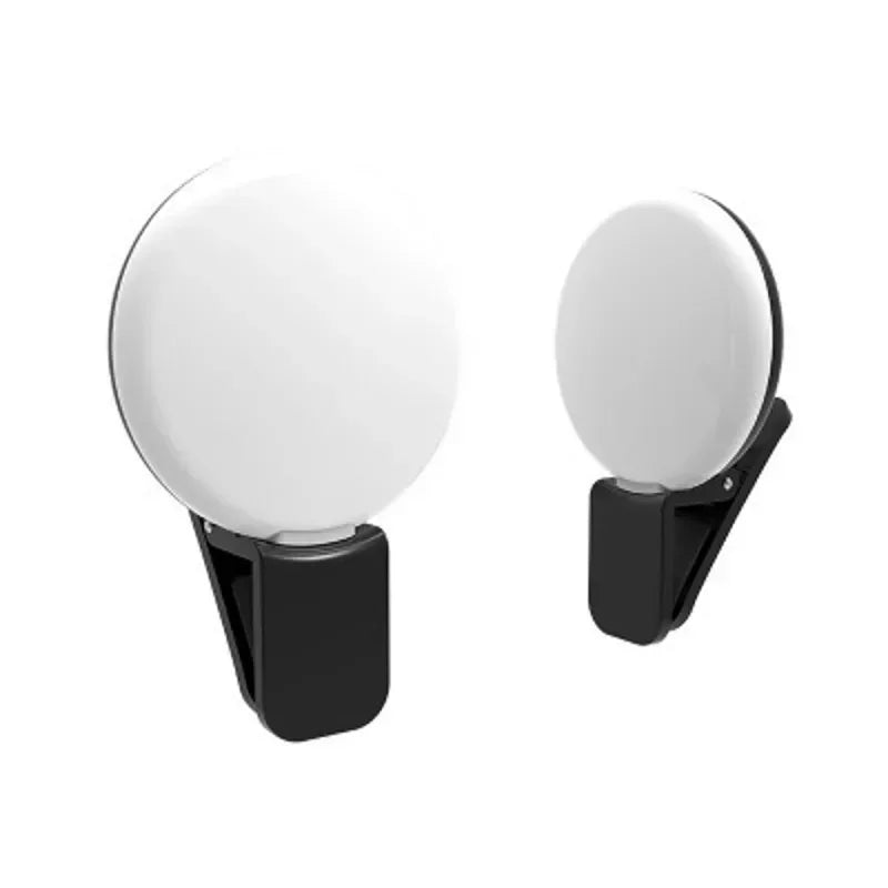 Universal Selfie Lamp Mobile Phone Lens Portable Flash Ring Luminous Ring Clip Light LED Selfie Light Makeup Lightings
