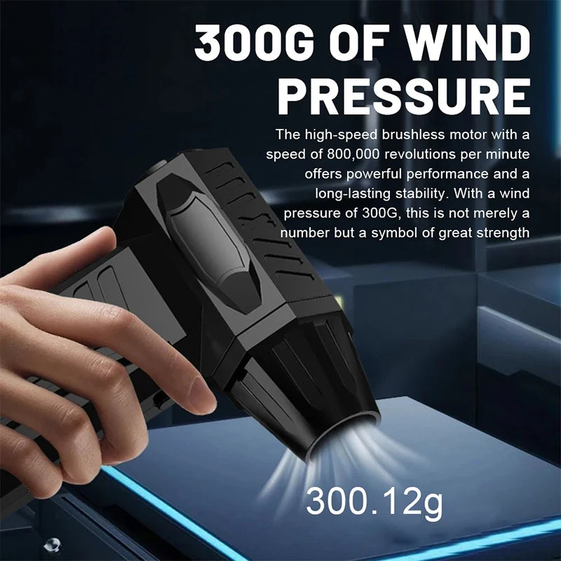 Soplador Turbo Jet Dry de 10000 mAh con carga rápida