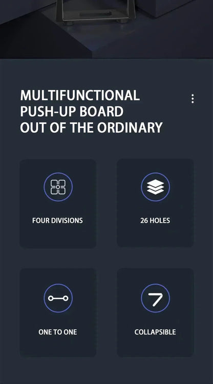 Tabla de flexiones portátil multifuncional 