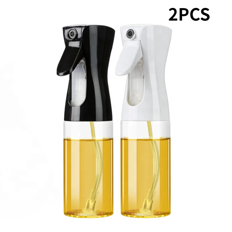 Botella pulverizadora de aceite de cocina, pulverizador de aceite de oliva para cocinar, 200/300/500 ml, botella pulverizadora neumática, dispensador de aceite en aerosol para barbacoa y fitness.