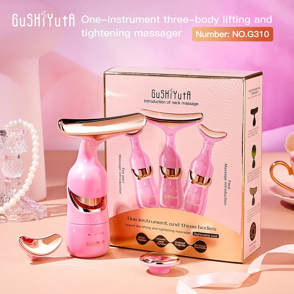 Dispositivo de lifting facial para cuello, facial y masaje ocular