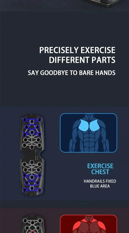 Tabla de flexiones portátil multifuncional 