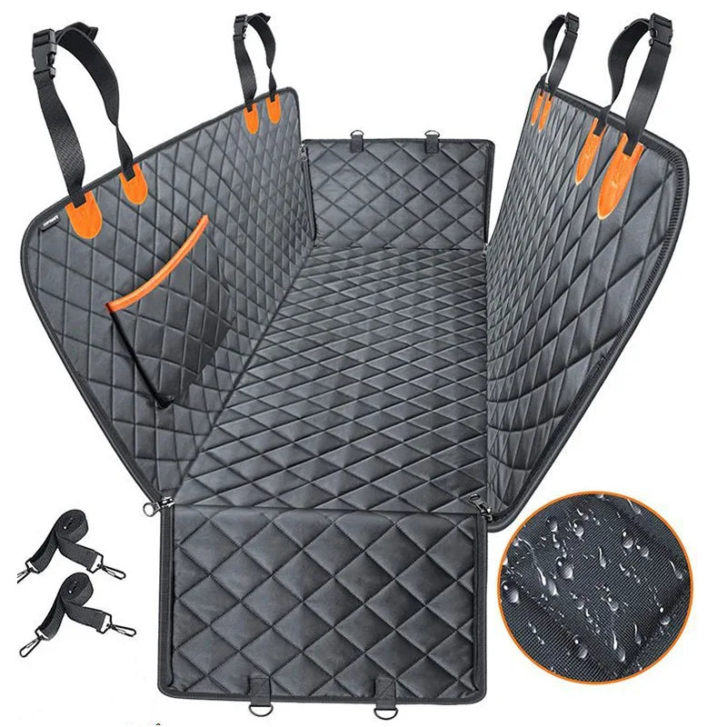 Funda impermeable para asiento de coche de perro para viajes de mascotas