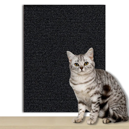 Alfombra autoadhesiva para rascar gatos, tablero para pared, antiarañazos, para sofá, bricolaje, protección para patas, afilable y recortable.