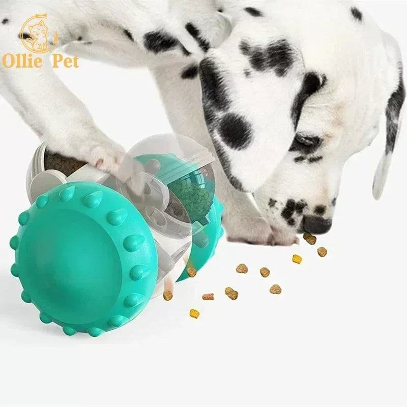 Juguete interactivo para perros, robot de vaso, comedero de comida lenta, dispensador de golosinas para cachorros y gatos, suministros para perros, entrenamiento intelectual.
