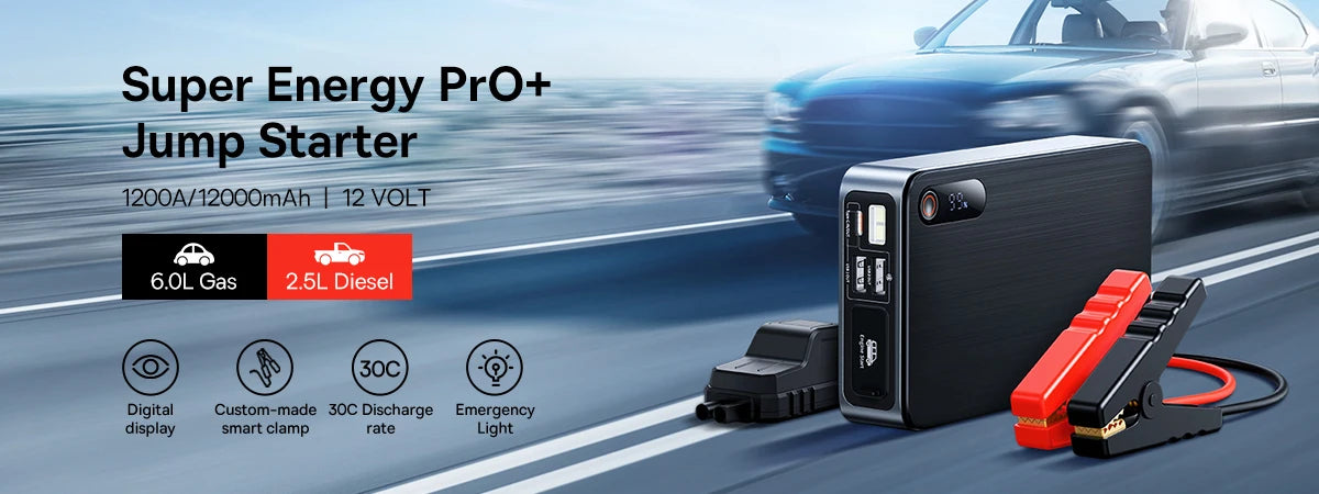 Mini compresor de aire para coche Baseus de 12 V y 150 PSI