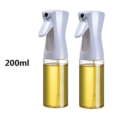 Botella pulverizadora de aceite de cocina, pulverizador de aceite de oliva para cocinar, 200/300/500 ml, botella pulverizadora neumática, dispensador de aceite en aerosol para barbacoa y fitness.