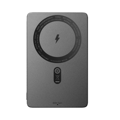 Banco de energía magnético delgado de 5000 mAh con carga rápida