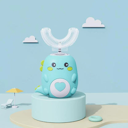 Cepillo de dientes eléctrico sónico en forma de U para niños